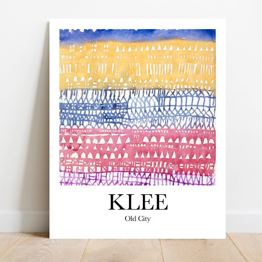 Altstadt von Paul Klee Poster