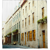 Altstadt von Quebec Duschvorhang (Vorderseite)