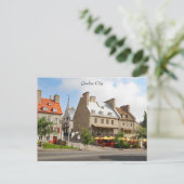Altstadt von Quebec, Fotografie Postkarte (Stehend Vorderseite)