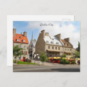 Altstadt von Quebec, Fotografie Postkarte (Vorne/Hinten)