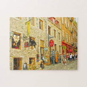 Altstadt von Quebec. Puzzle