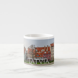 Altstadt von Riga im Herbst Espressotasse
