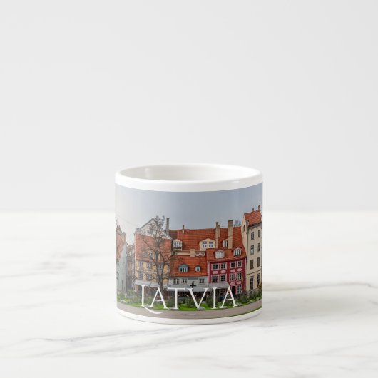 Altstadt von Riga im Herbst Espressotasse (Vorderseite)