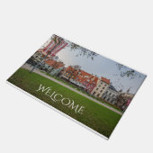 Altstadt von Riga im Herbst Fußmatte (Schrägansicht)