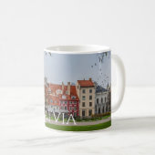 Altstadt von Riga im Herbst Kaffeetasse (VorderseiteRechts)