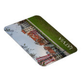 Altstadt von Riga im Herbst Magnet (Rechte Seite)