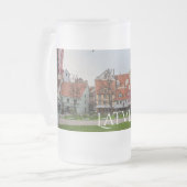 Altstadt von Riga im Herbst Mattglas Bierglas (Vorderseite Links)