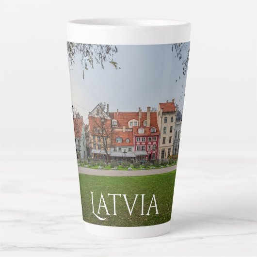 Altstadt von Riga im Herbst Milchtasse (Vorderseite)