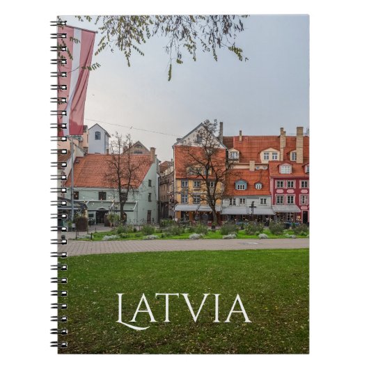 Altstadt von Riga im Herbst Notizblock (Vorderseite)