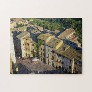 Altstadt von San Gimignano, Siena, Toskana, Italie Puzzle