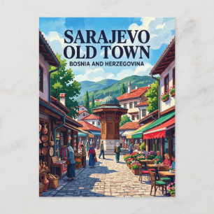 Altstadt von Sarajevo (Baščaršija) Postkarte