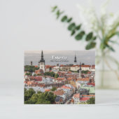 Altstadt von Tallinn Estland Postkarte (Stehend Vorderseite)
