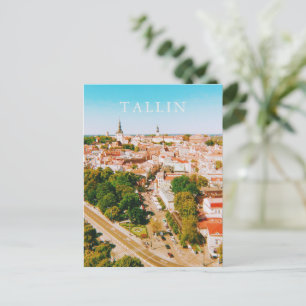Altstadt von Tallinn Estland, Stadt Kunst Feiertagspostkarte