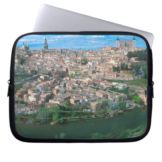 Altstadt von Toledo, Spanien. Laptopschutzhülle (Vorderseite)