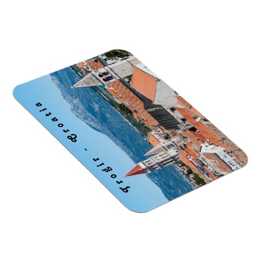 Altstadt von Trogir - Dalmatien, Kroatien Magnet (Rechte Seite)