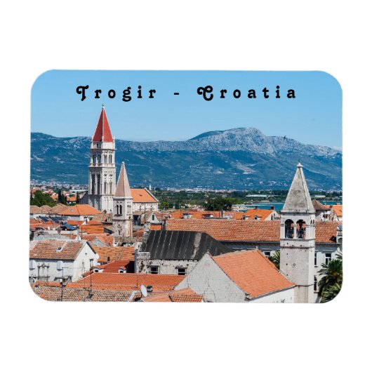 Altstadt von Trogir - Dalmatien, Kroatien Magnet (Horizontal)