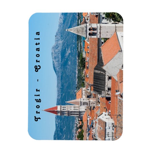 Altstadt von Trogir - Dalmatien, Kroatien Magnet (Vertikal)