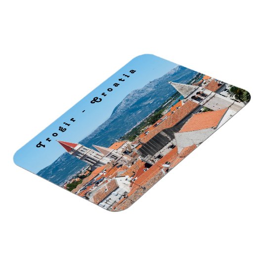 Altstadt von Trogir - Dalmatien, Kroatien Magnet (Linke Seite)
