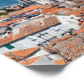 Altstadt von Trogir - Dalmatien, Kroatien Poster (Ecke)