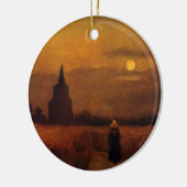 Altstadt von Vincent van Gogh Keramik Ornament (Links)