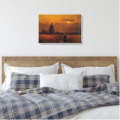 Altstadt von Vincent van Gogh Leinwanddruck (Insitu (Schlafzimmer))