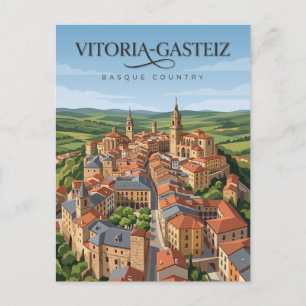 Altstadt von Vitoria-Gasteiz Spanien Postkarte