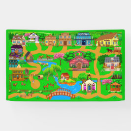 Altstadt zum Spielen 3x5 Banner