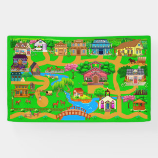 Altstadt zum Spielen 3x5 Banner