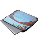 Altstadtbrücke Laptopschutzhülle (Vorne Knopf)