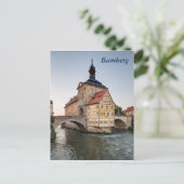 Altstädter Rathaus und Obere Brücke in Bamberg Postkarte (Stehend Vorderseite)