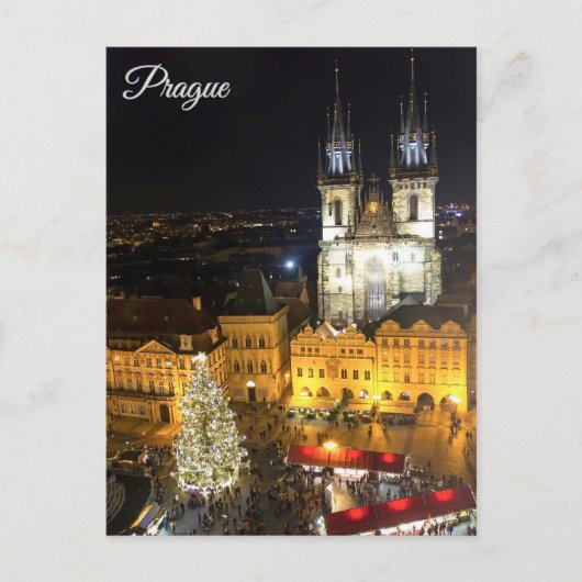 Altstädter Ring in Prag Postkarte (Vorderseite)