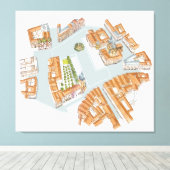 Altstädter Ring. Prag Tschechisch Leinwanddruck (Insitu (Holzboden))