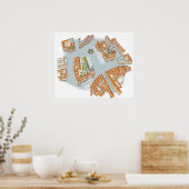 Altstädter Ring. Prag Tschechisch Poster (Küche)