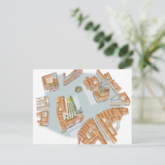 Altstädter Ring. Prag Tschechisch Postkarte (Stehend Vorderseite)