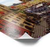 Altstädter Ring und Uhrturm Prag Fotodruck (Ecke)