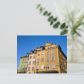 Altstadthäuser in Warschau Postkarte (Stehend Vorderseite)