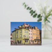 Altstadthäuser in Warschau Postkarte (Stehend Vorderseite)
