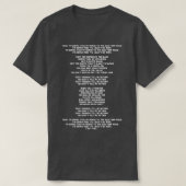 Altstadtstraße Texte Long T-Shirt (Design vorne)