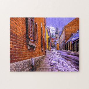 Altstadtstraßen Quebec. Puzzle