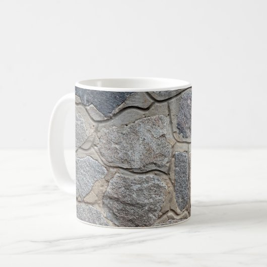 Altsteinmauerwerk, abstrakt, Architektur, h Kaffeetasse (Vorderseite Links)