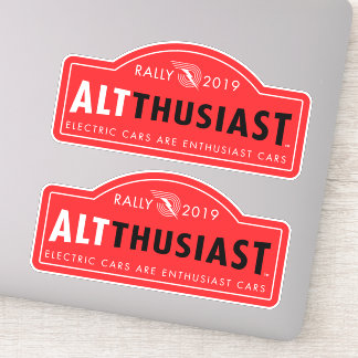 AltThusiast Kundgebung 2019 Labels (2 pro Blatt)