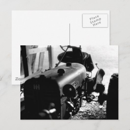 Alttraktor Postkarte (Vorne/Hinten)