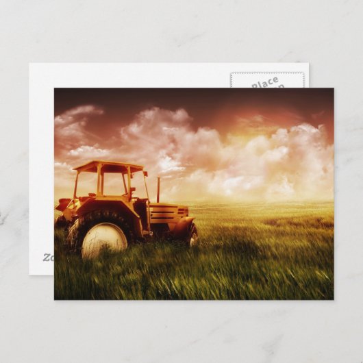 Alttraktor Postkarte (Vorne/Hinten)