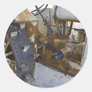 Alttraktor Runder Aufkleber