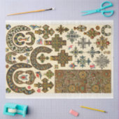 Altübergänge und Medaillen Dekoupage Seidenpapier (Basteln)