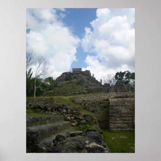 Altuna Ha Mayan Ruins Poster (Vorne)