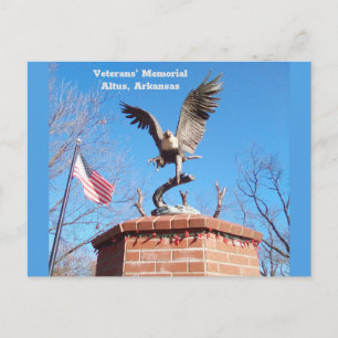 Altus, Arkansas Veteranen-Denkmal Postkarte