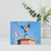 Altus, Arkansas Veteranen-Gedenkstätte Postkarte (Stehend Vorderseite)