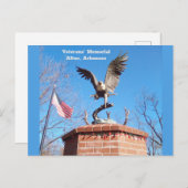 Altus, Arkansas Veteranen-Gedenkstätte Postkarte (Vorne/Hinten)