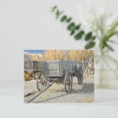 Altwagen des alten Westens Postkarte (Stehend Vorderseite)